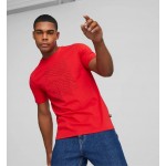 4k Puma 674474-11 Graphics Cat Tee Men - All-Time-Red